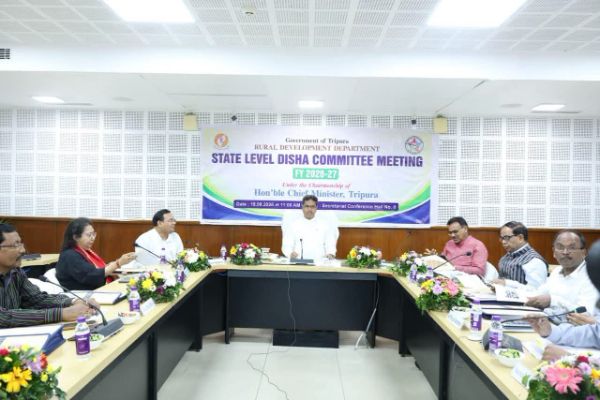 CM Manik Saha Reviews Central Schemes, Directs Timely Completion and Grassroots Delivery