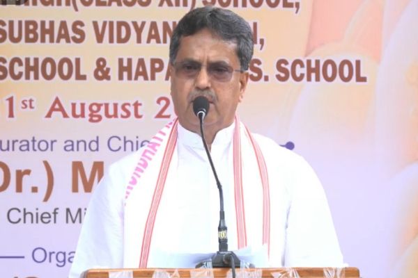 CM Saha Lays Foundation Stones for 5 New School Buildings