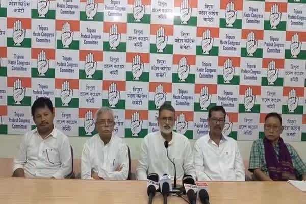 Tripura Congress Demands CM Saha’s Resignation
