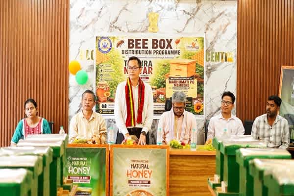 New Bee Boxes Boost Tripura Nectar Output