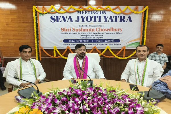 Preparatory Meet Held for 'Seva Jyoti Yatra' in West Tripura; Minister Sushanta Chowdhury Urges Coordinated Efforts