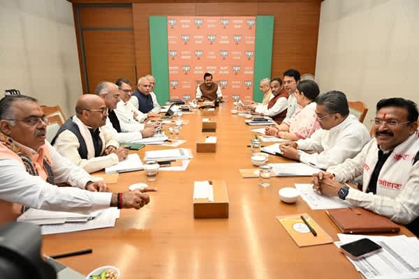 Biplab Deb attends BJP national general secretaries' meeting in Delhi