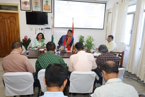 Tripura minister reviews handloom, handicrafts, sericulture projects