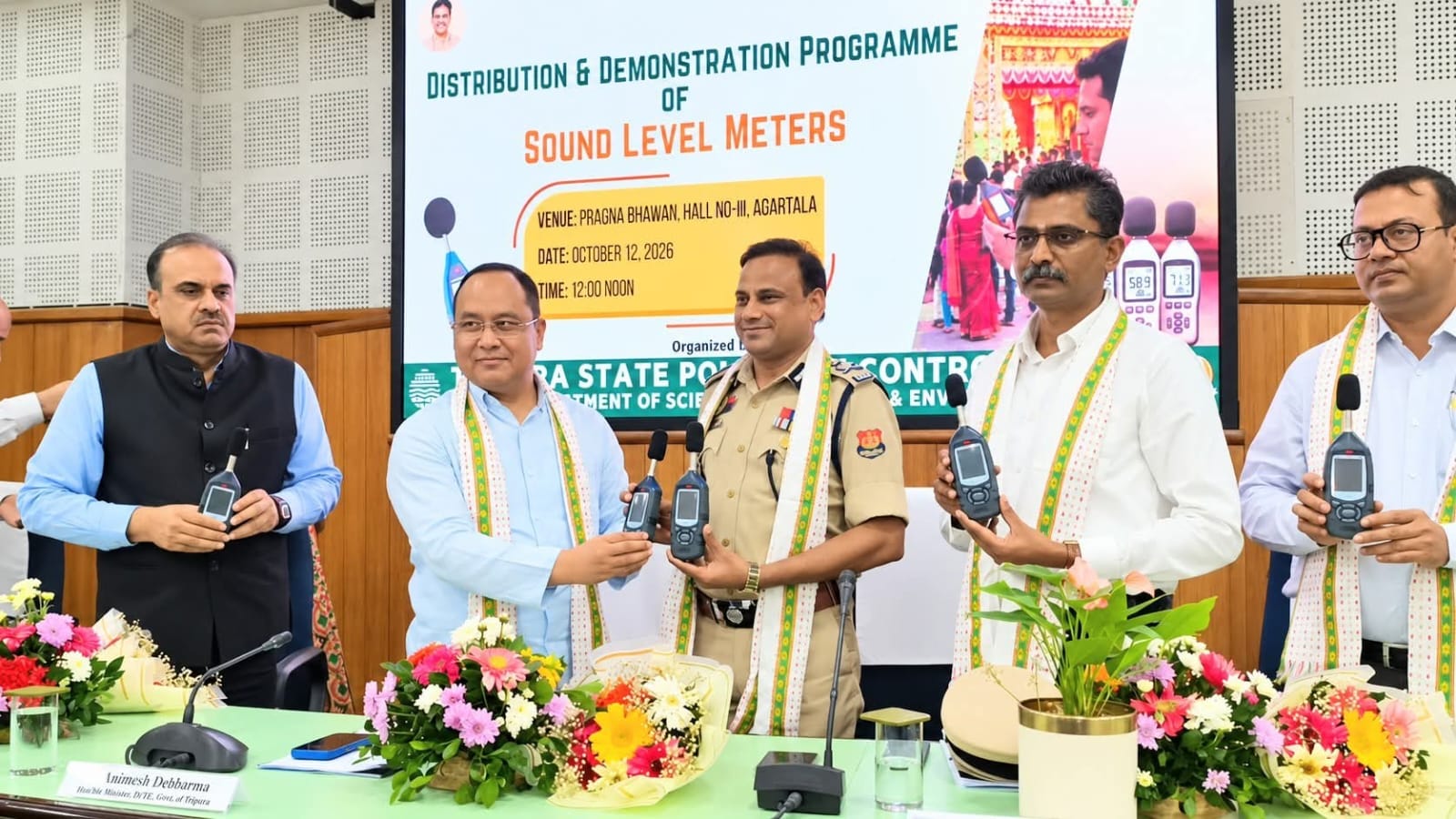 Tripura minister calls for technology-driven noise pollution monitoring