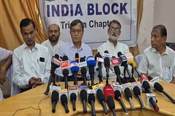 Tripura INDIA Bloc to protest against SIR, seek CEC Gyanesh Kumar's removal on Oct 30