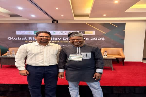 Tripura Scientist Advocates Irrigation-Led Rice Self-Sufficiency in Africa
