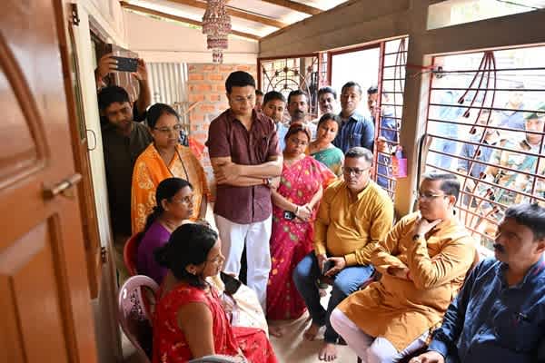 Tinku Roy visits family of murdered brothers, assures fair probe and justice