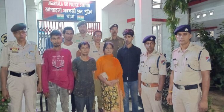 Five Individuals Detained for Illegal Entry in Tripura