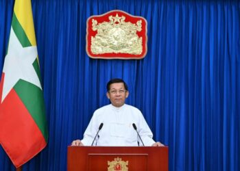 Head of Myanmar’s military government urges ethnic rebels to join peace talks