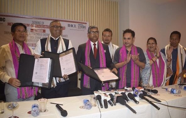 Pradyot attends MoU Signing ceremony