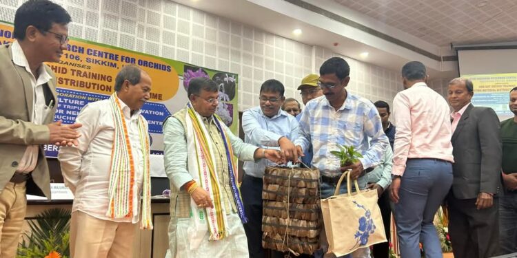 Tripura aims to achieve self-sufficiency in Orchid Cultivation