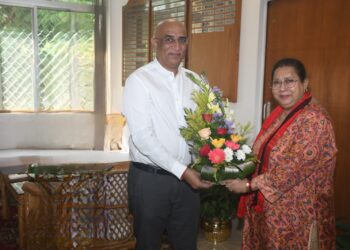 MP Kritti Singh Debbarma Visits BSF Headquarters, Discusses Security and Welfare Initiatives