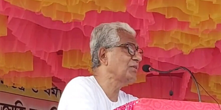 Manik Sarkar criticizes BJP-led government for disparity dearness allowance