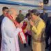 Union Home Minister Amit Shah Arrives in Tripura for NEC Plenary Session