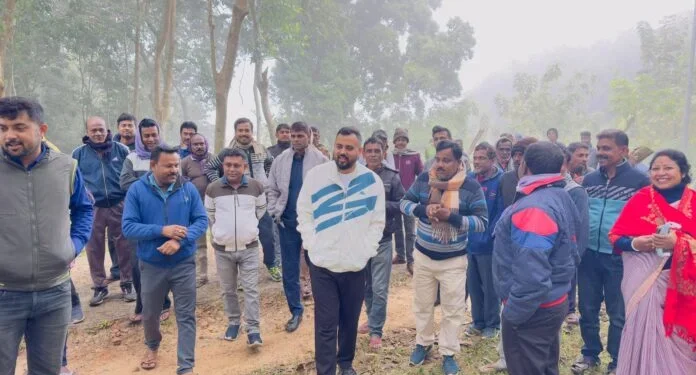 MLA Sushanta Deb Inspects Purathal Rajnagar Sub-Health Center