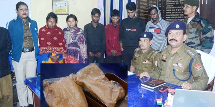 Six arrested on charges of Drug Peddling