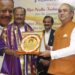 Telugu Association Tripura Felicitating Hon. Governor and Justice T. Amarnath Goud.