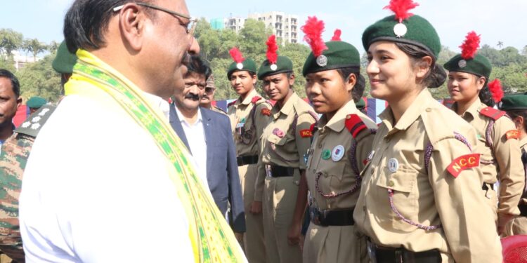 Governor attending Ek Bharat Shreshtha Bharat Camp of NCC