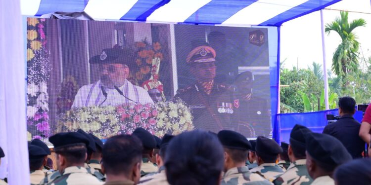 Union Home Minister inaugurated New BSF accommodations at Petrapole and Agartala