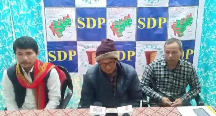 SDP Stages Sit-In Protest in Delhi Demanding Separate State