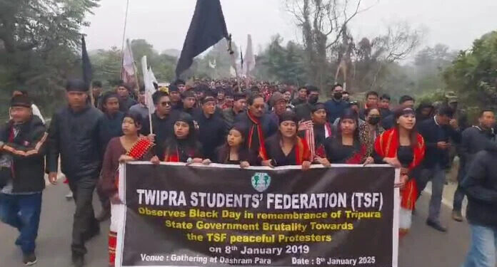 TSF commemorates Black Day in protest against the 2019 police firing incident