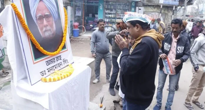Congress paid tribute to late former Prime Minister Dr. Manmohan Singh