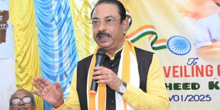 Rajib Bhattacharjee inaugurates newly constructed statue of Shaheed Khudiram