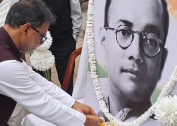 Congress paid tribute to the visionary leader Netaji