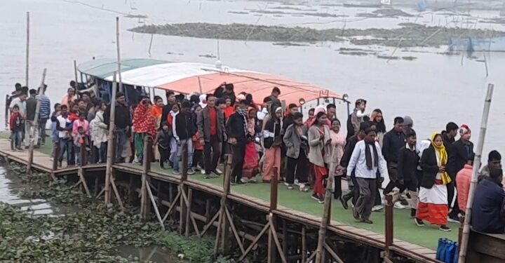Long queues at the ticket counter indicate a surge in tourist interest