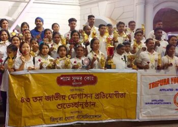 Shyam Sundar Co. Jewelers welcomed Tripura Yoga team
