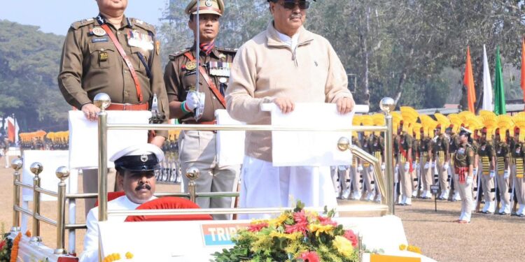 Police Week Parade 2025 celebrates at Manoranjan Debbarma Smriti Police Parade Ground