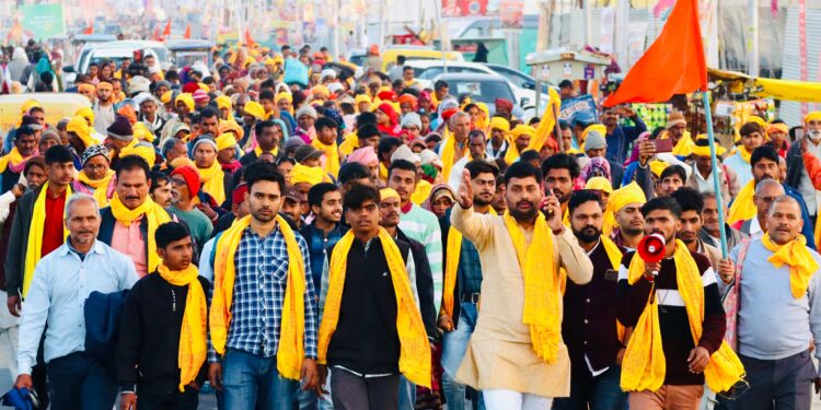 Ramkaj Samanthan Mauganj organizes ‘Samrasata Snan Yatra’