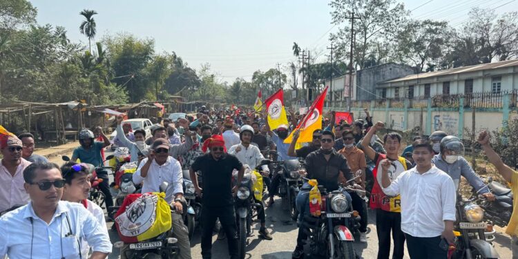 YTF Organizes Bike Rally to Demand Separate Tribal State
