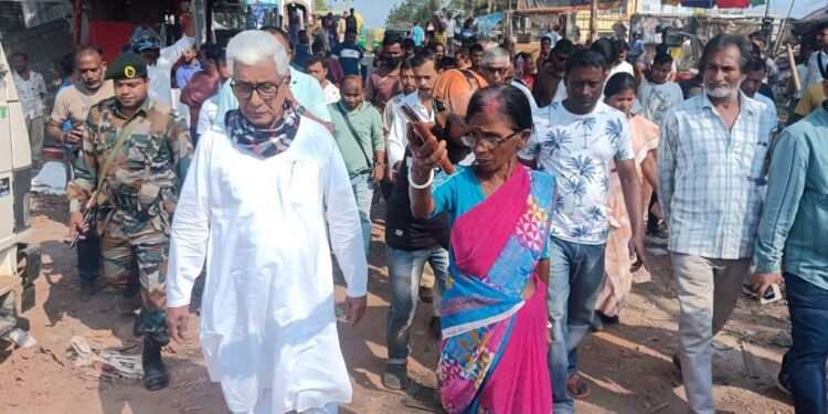 Lake Choumuhani Market Eviction: CPM Politburo member and former Chief Minister criticizes