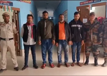 Three Bangladeshi Nationals with Indian Tout arrested