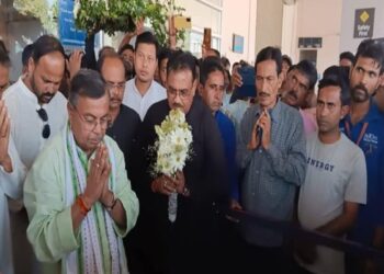 BJP leaders paid last tributes to late Balai Goswami