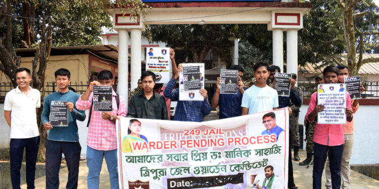 Youth Demand Completion of Jail Police Recruitment Process