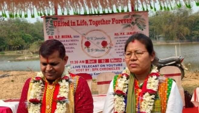 Patal Kanya Jamatia’s Unique Marriage Ceremony Celebrated on Social Media