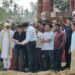 Tipra Motha leader Pradyot Kishore Debbarman visits Chaturdash Devta Temple