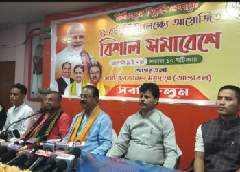 BJP National President and Union Health Minister will attend a large public meeting: Rajib