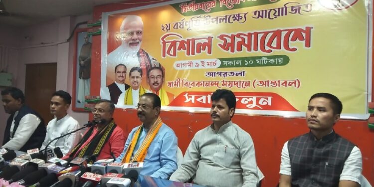 BJP National President and Union Health Minister will attend a large public meeting: Rajib