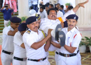 BJP President B.Y. Vijayendra Condemns Speaker’s Suspension of 18 BJP MLAs