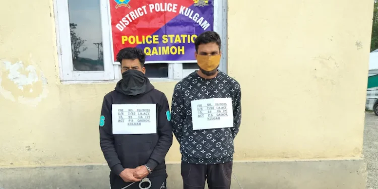 Terrorist Associates Arrested in Kulgam Amidst Heightened Security Measures for Pakistani Nationals