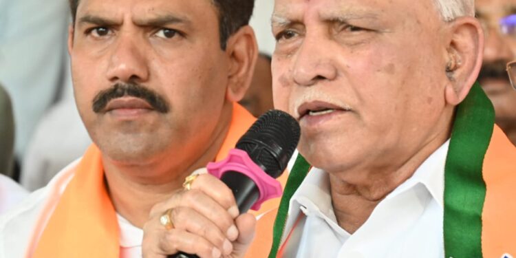 State government has no moral right to continue in power: Yediyurappa
