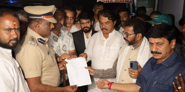 Include MLAs’ names in FIR – Ashok demands  Vijayendra to attend last rites in Kodagu