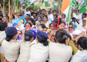 Congress Stages Protest in Tripura Over ED Chargesheet in National Herald Case