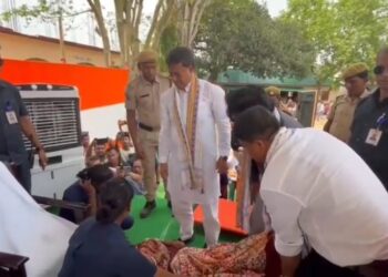 Tripura CM Dr. Manik Saha Extends Medical Aid During School Inauguration, Launches Green Initiatives