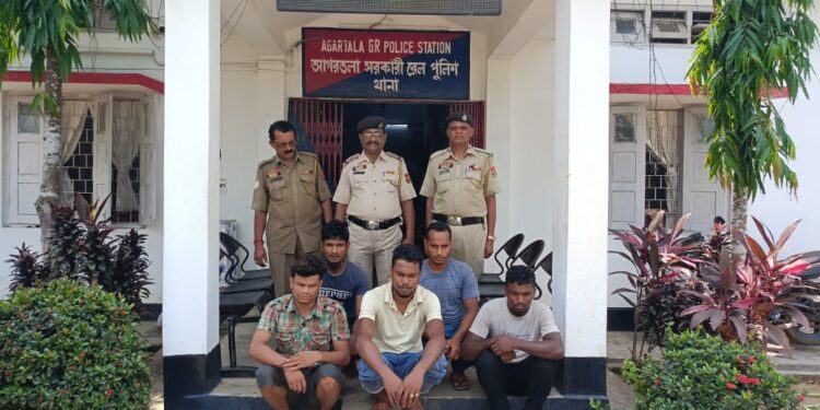 Cannabis Seized and Arrests Made in Separate Operations at Agartala Railway Station
