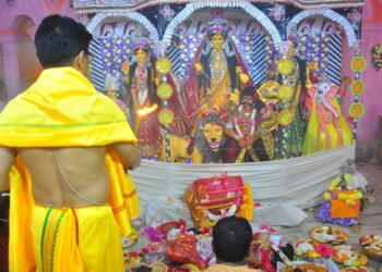 Durga Bari observes Basanti Puja with rituals