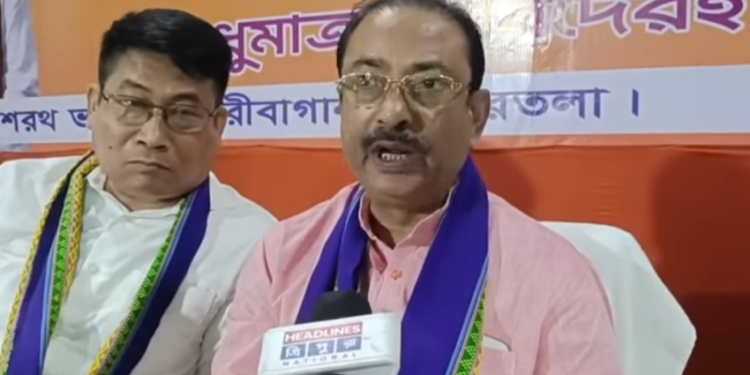 Public Awareness Campaign on Waqf Amendment Held in Agartala; BJP MP Rajib Bhattacharjee Slams Opposition